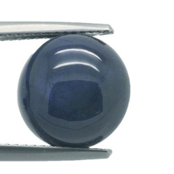 9,00 ct Saphir-Cabochon im Ovalschliff 11,2 x 6,2 mm