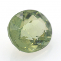 3.16 ct Green Apatite Oval Cut