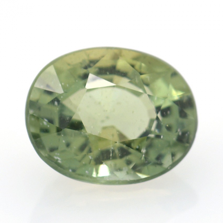 3.16 ct Green Apatite Oval Cut