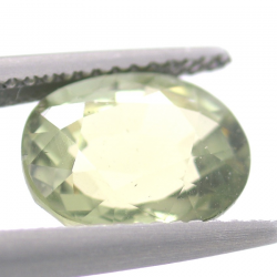 3.16 ct Green Apatite Oval Cut