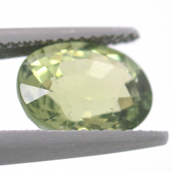 3.40 ct Apatite Vert Taille Ovale