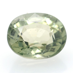 3.61 ct Apatite Vert Taille Ovale