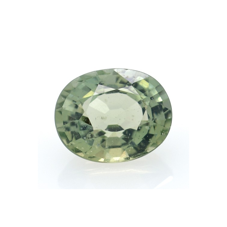 3.61 ct Apatite Vert Taille Ovale