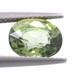 3.25 ct Green Apatite Oval Cut