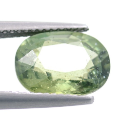 4.63 ct Grüner Apatit Oval Schnitt