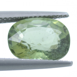 3.34 ct Green Apatite Oval Cut