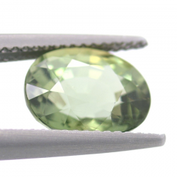 3.48 ct Green Apatite Oval Cut