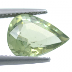 4.52ct Green Apatite Pear Cut