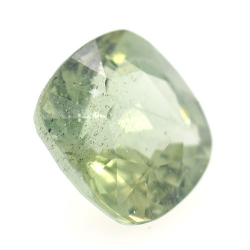 4.44 ct Grüner Apatit Kissen Schnitt