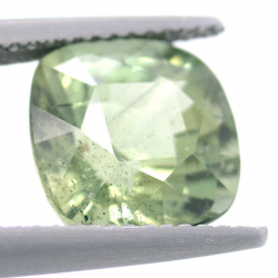 4.44 ct Apatite Verde in Facetatto Cuscino