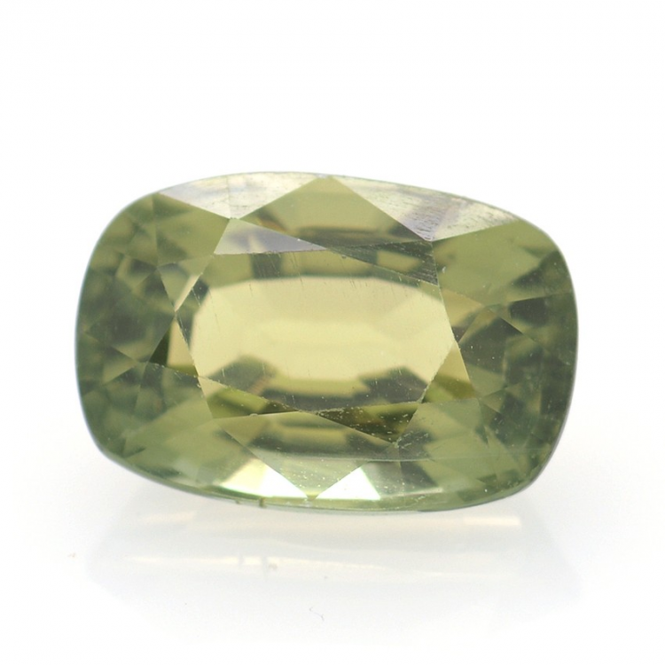 4.73 ct Green Apatite Cushion Cut