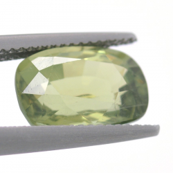 4.73 ct Green Apatite Cushion Cut