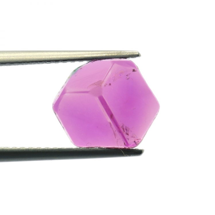 2,08ct Watermelon Tourmaline Slice Cut