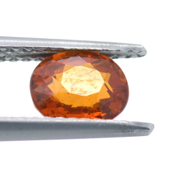 1,28ct Spessartine Granat im Ovalschliff