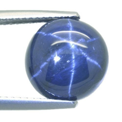 Zaffiro blu da 8,62 ct, taglio ovale, 11,1 x 5,9 mm