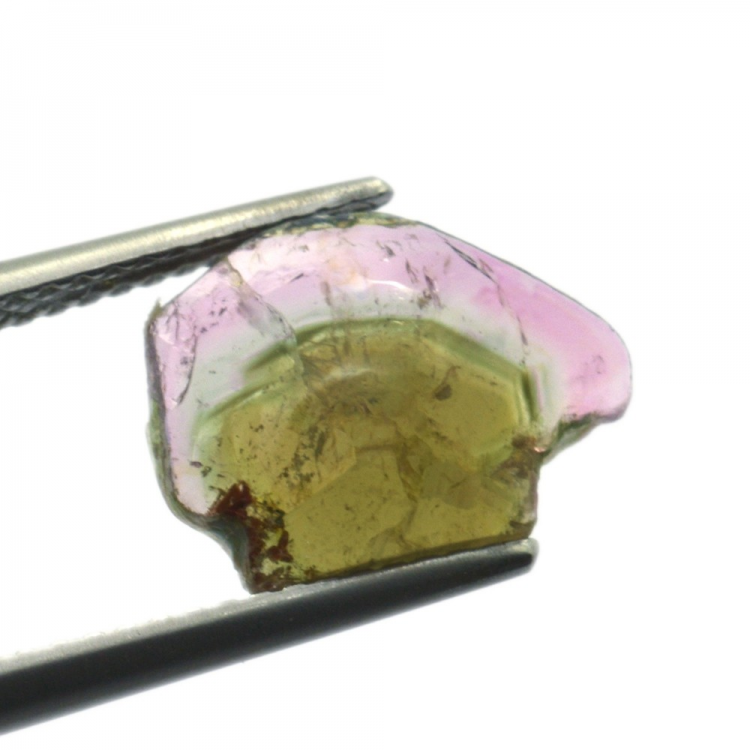 2.69ct Tourmaline Pastèque Taille en Tranche