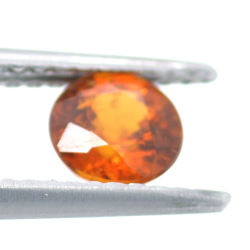 0.81ct Grenat Spessartine Taille Ronde