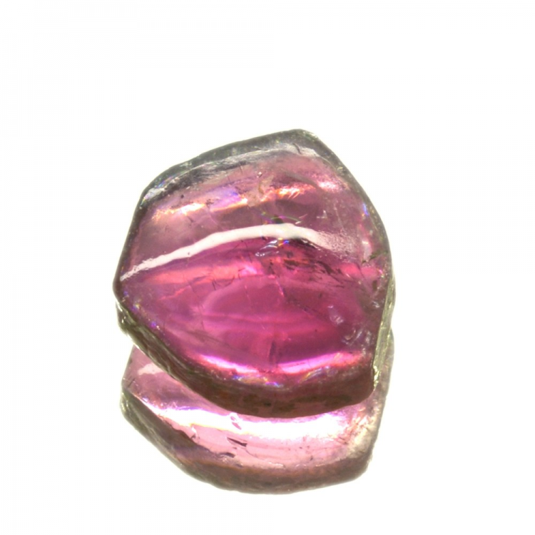 4.66ct Watermelon Tourmaline Slice Cut