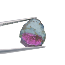 8.52ct Watermelon Tourmaline Slice Cut