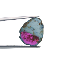 8.52ct Watermelon Tourmaline Slice Cut