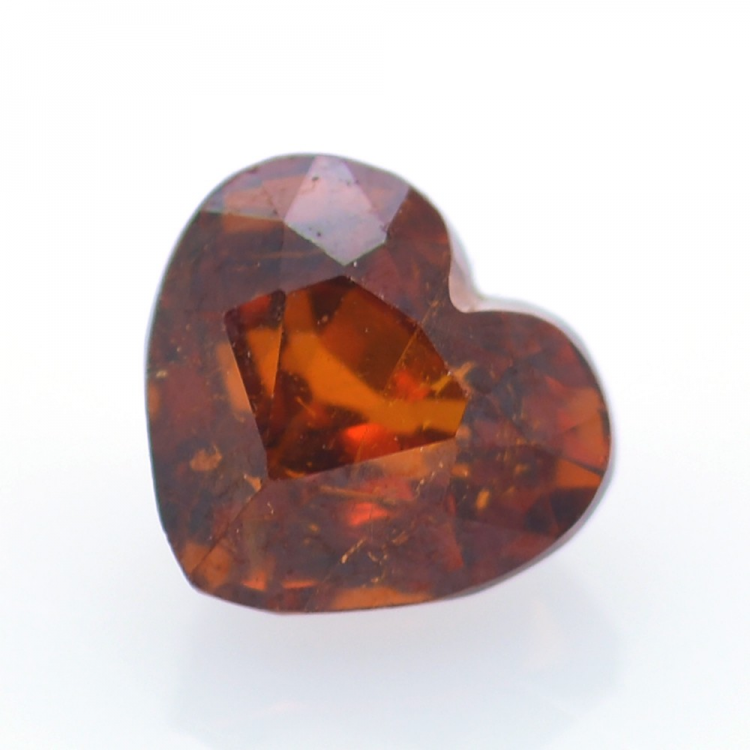 1.42ct Spessartine Garnet Heart Cut