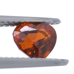 1.42ct Spessartine Garnet Heart Cut