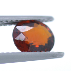 1.28ct Granato Spessartino Facettato Ovale