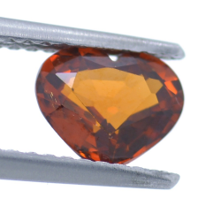 1.15ct Granato Spessartino in Facetatto Cuore