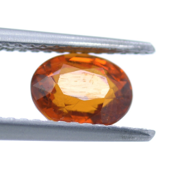 1.46ct Granato Spessartino Facettato Ovale