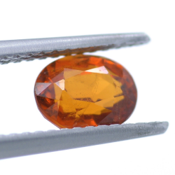 1.46ct Granato Spessartino Facettato Ovale