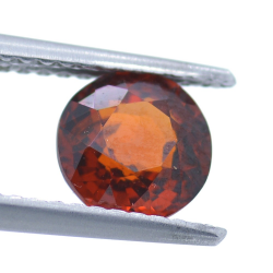 1.51ct Granato Spessartino Facettato Rotondo