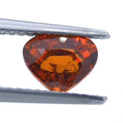 1.41ct Granate Espesartina Talla Corazón