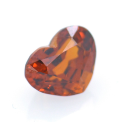 1.65ct Grenat Spessartine Taille Coeur