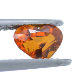 1.22ct Granato Spessartino in Facetatto Cuore