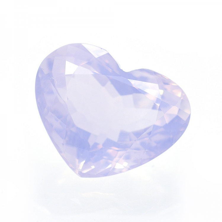 12.28ct Lavender Amethyst Heart Cut