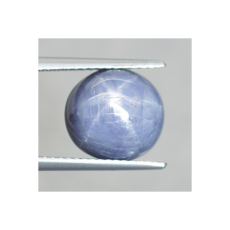 7.80ct Zaffiro Stella Cabochon Rotondo 10,93x10,14mm