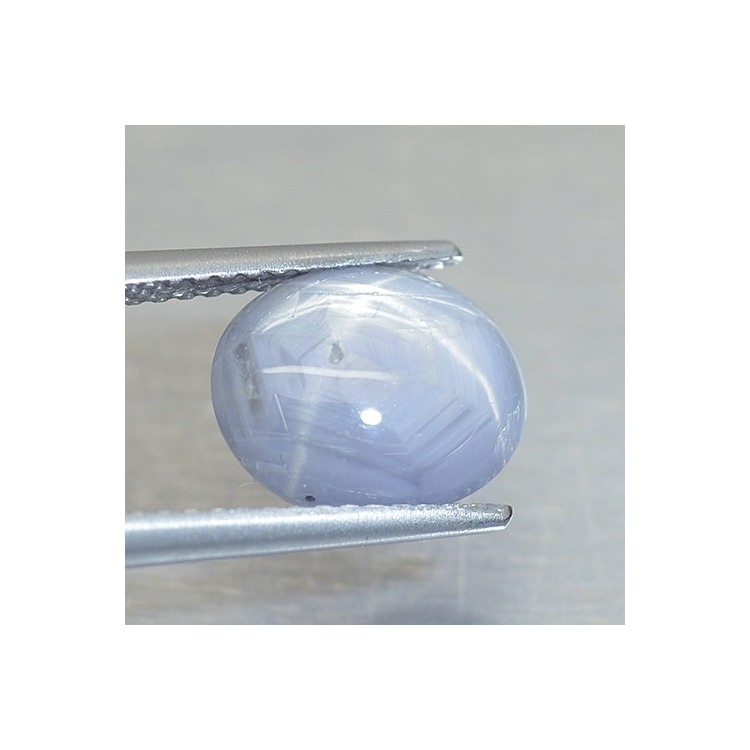 4.14ct Star Sapphire Oval Cabochon 10,12x8,24mm