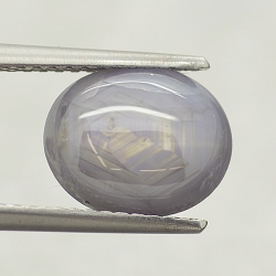 4.14ct Star Sapphire Oval Cabochon 10,12x8,24mm