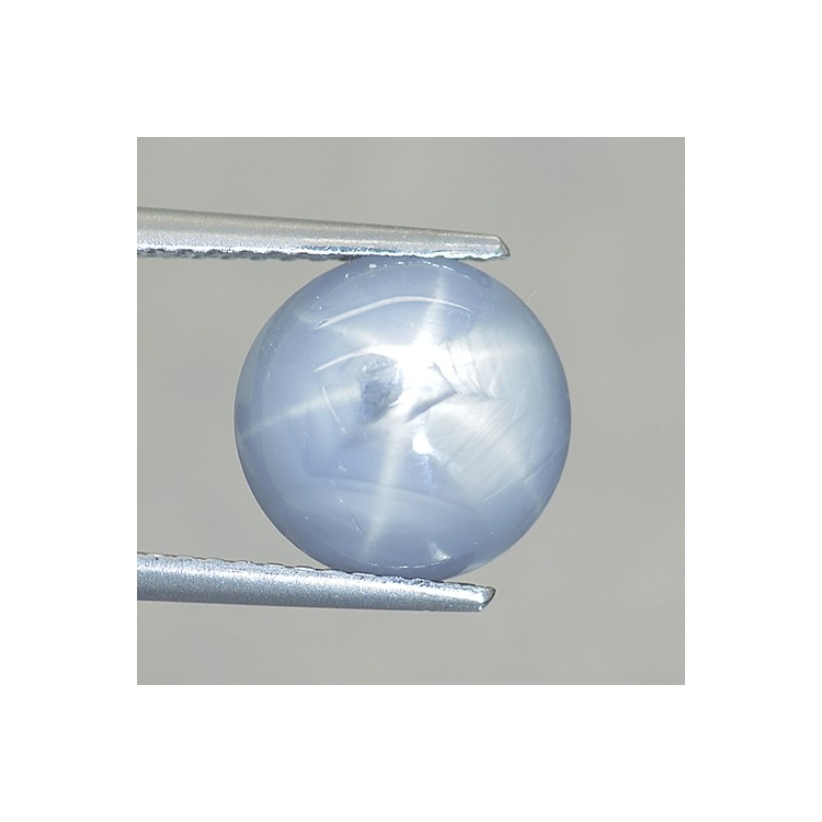 5.43ct Star Sapphire Round Cabochon 9.59x9.55mm