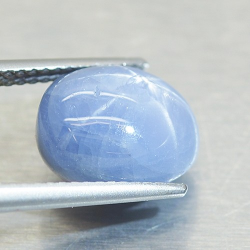 7.93ct Stern-Saphir Cabujon Oval