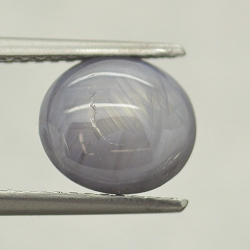 3.60ct Saphir Étoilé Cabochon Ovale 8,72x7,84mm