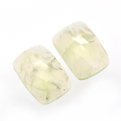 21.95ct Set Prehnite Facettato Fancy Rose