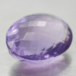 28.21ct Amethyst Oval Schnitt mit Schachbrett