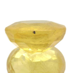 Zaffiro giallo da 2,52 ct, taglio ovale, 8,7 x 6,9 mm