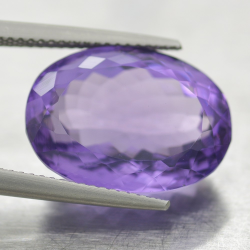 12.71ct Amethyst Oval Schnitt