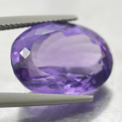 12.71ct Amethyst Oval Schnitt