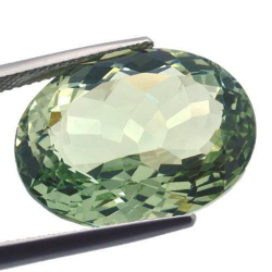 21.93ct Amatista Prasiolita Verde Talla Oval 20.5x15.8mm