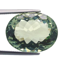 24.01ct Amatista Prasiolita Verde Talla Oval 21.5x16.9mm