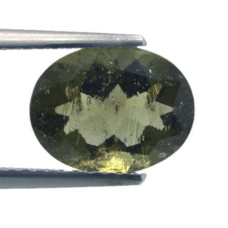 1.68ct Moldavite Oval Cut