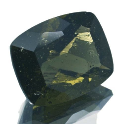 2.29ct Moldavite Cushion Cut